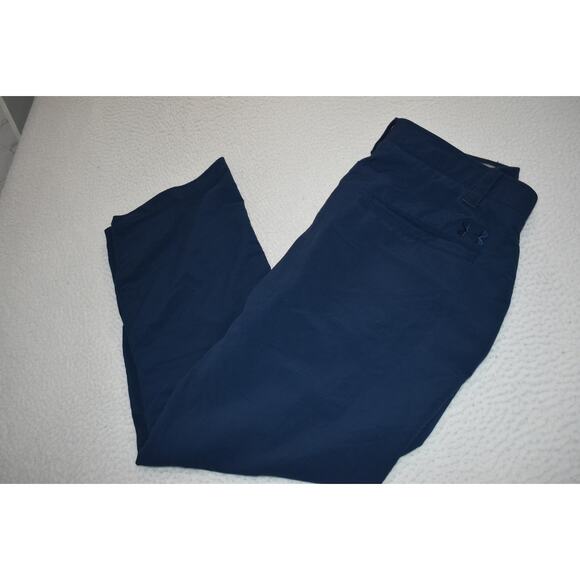 Under Armour Golf Pants Men Size 36 x 27 Short Length Performance Polyester Blue - Picture 1 of 7